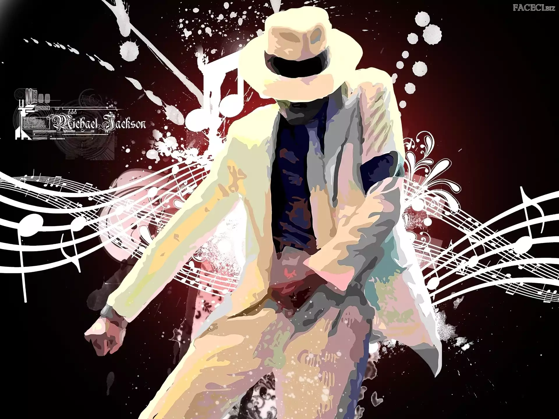 Biała, Michael Jackson, Kapelusz, Marynarka