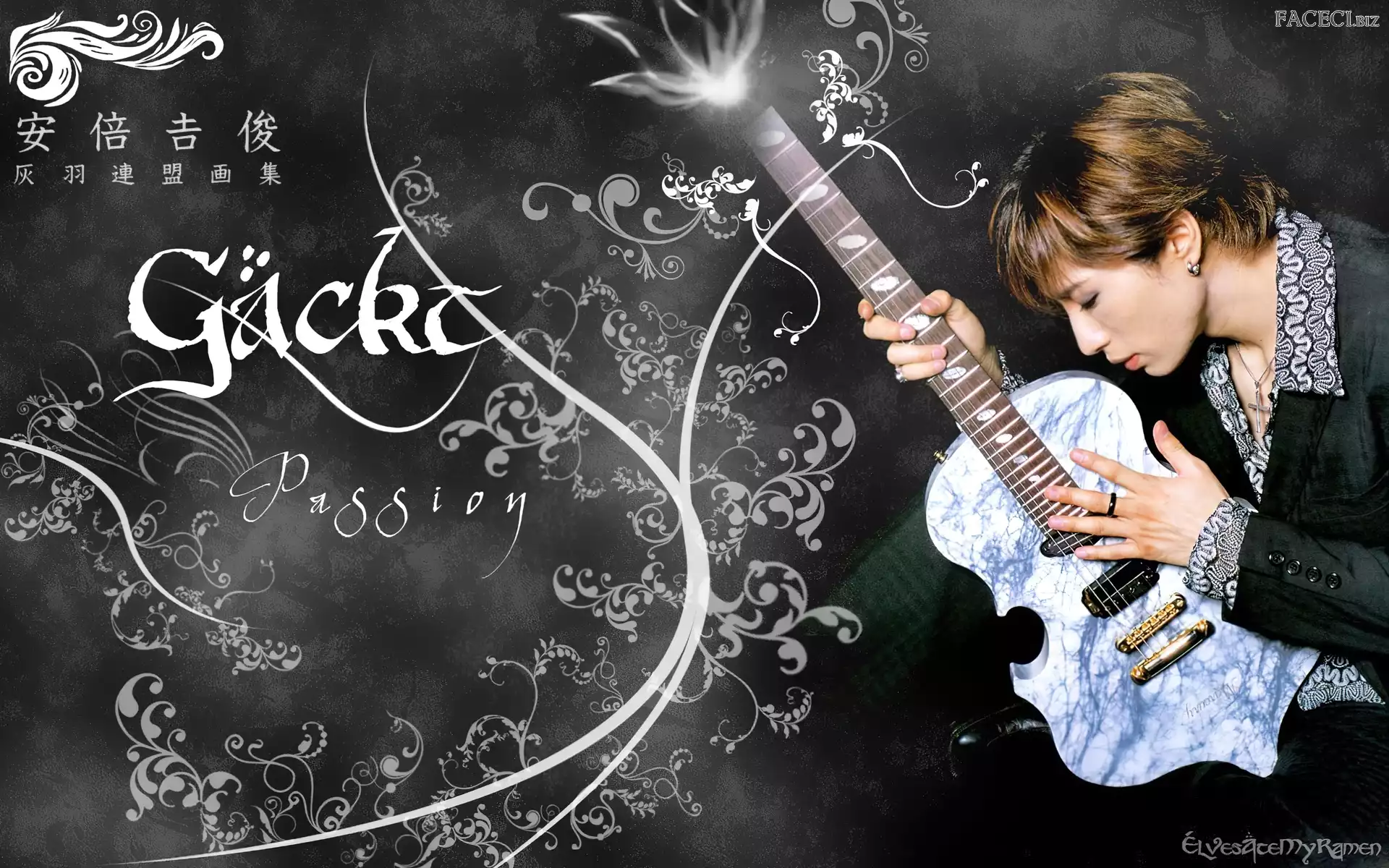 Błękitna, Elektryczna, Gackt, Gitara