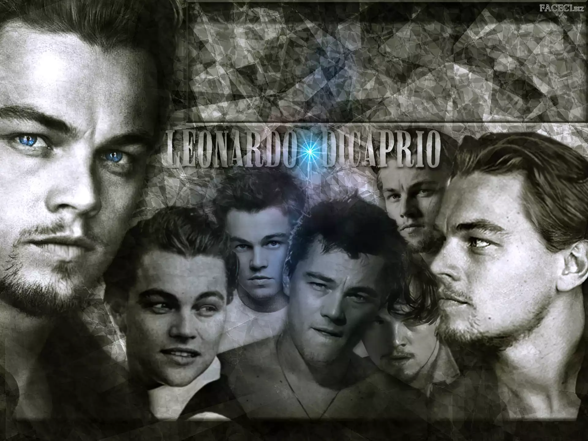 broda, Leonardo DiCaprio, niebieskie oczy