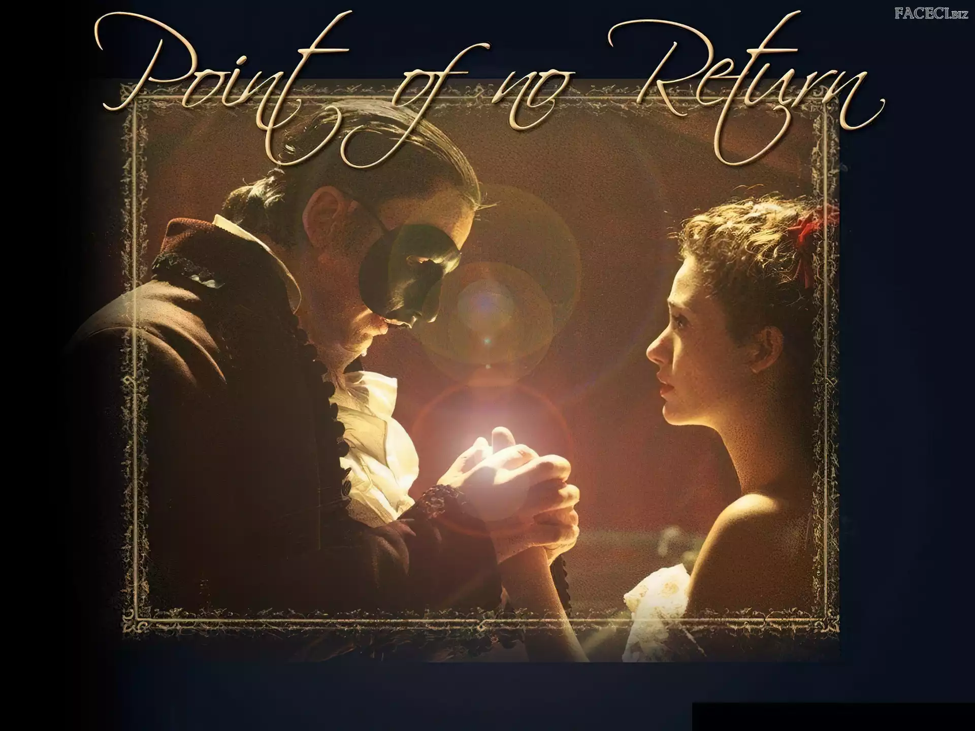 dłonie, maska, Emmy Rossum, Phantom Of The Opera, Gerard Butler