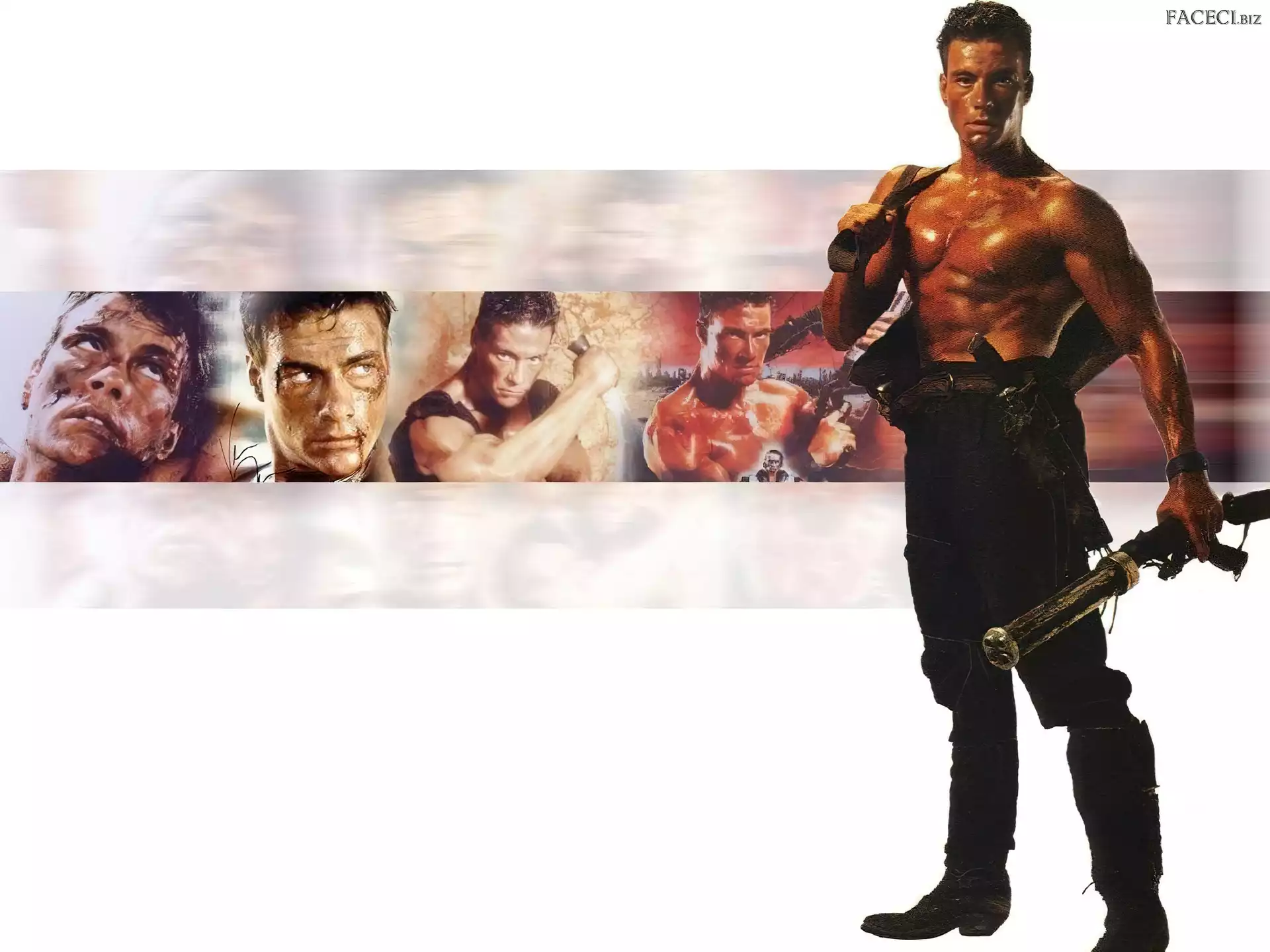 długie buty, Jean Claude Van Damme, broń
