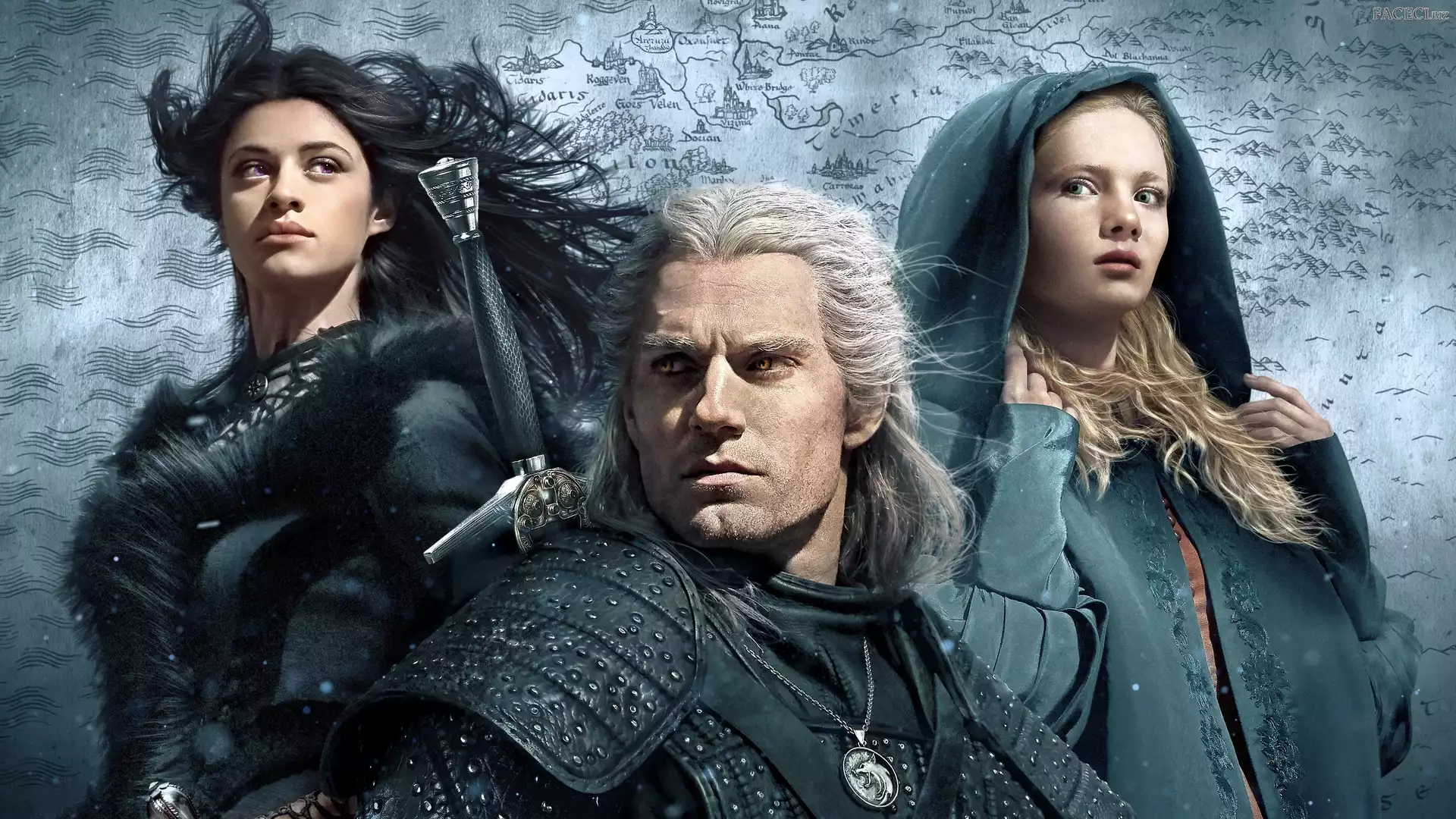 Ciri, Yennefer z Vengerbergu, Anya Chalotra, Henry Cavill, Freya Allan, Serial, Wiedźmin, Geralt z Rivii, Aktorka, The Witcher, Aktor