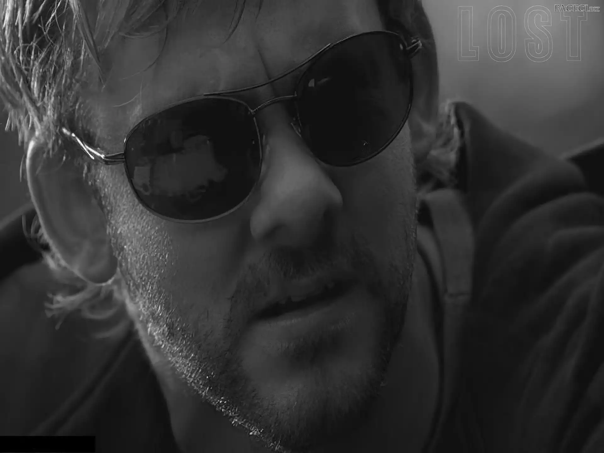 przeciwsłoneczne, okulary, Lost, Serial, Dominic Monaghan