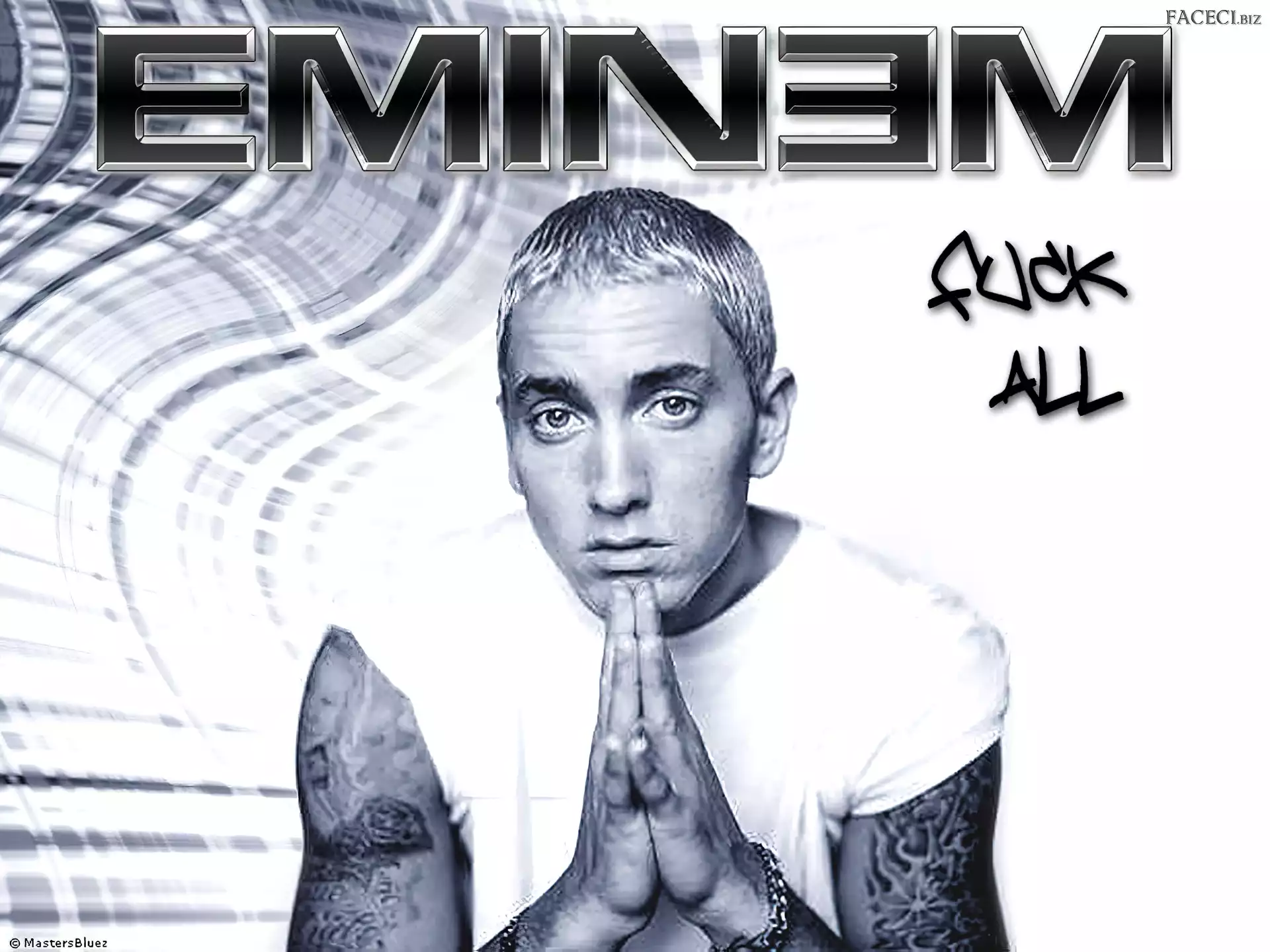 Koszulka, Eminem, Biała