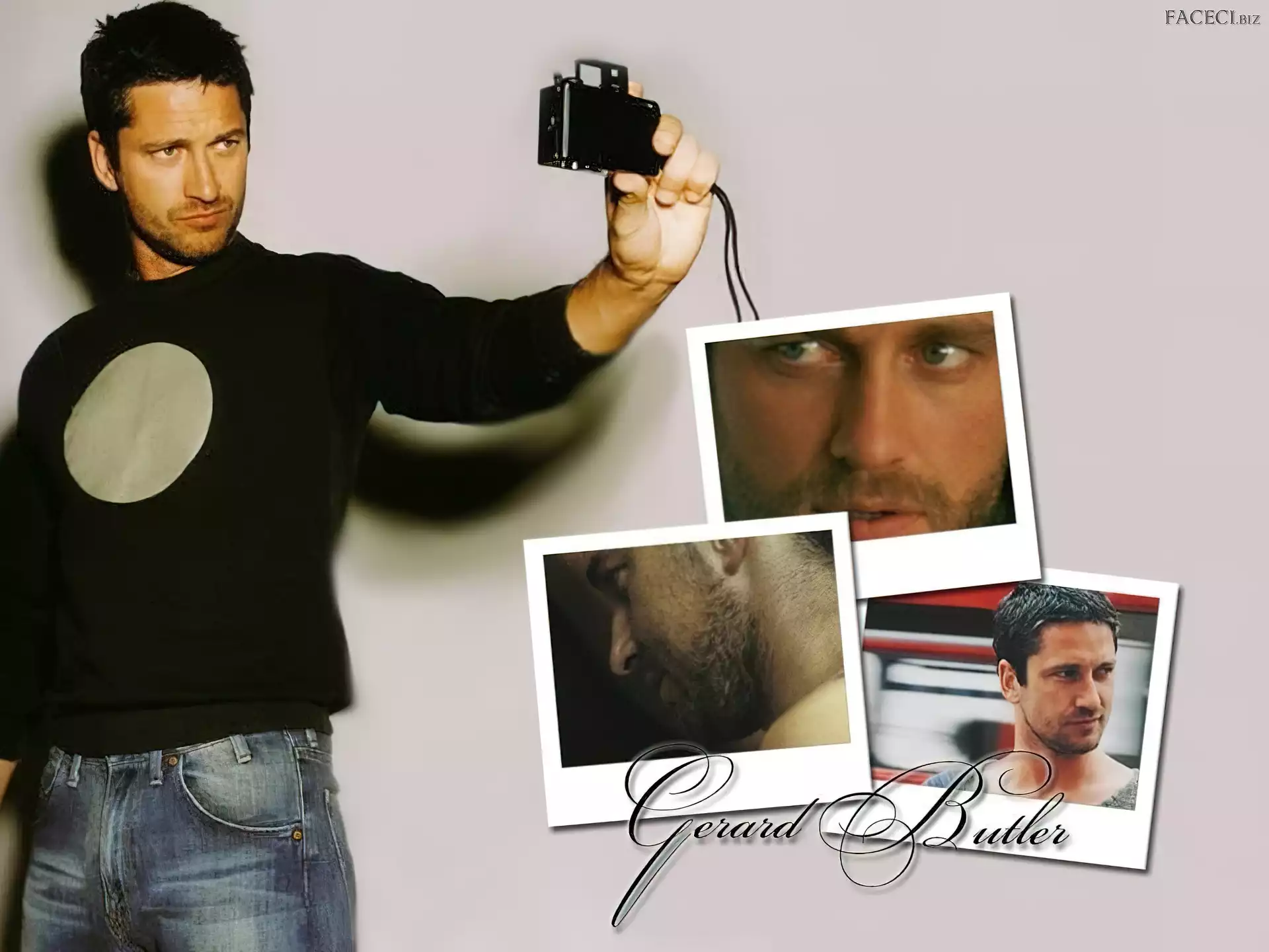 fotki, Gerard Butler, aparat