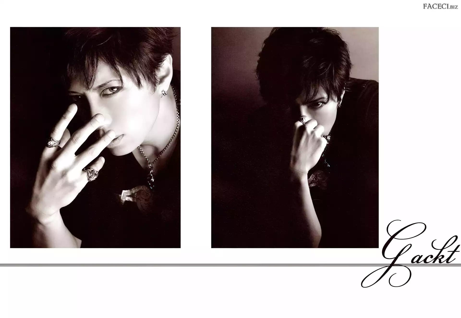 Portret, Gackt, Zdjęcia