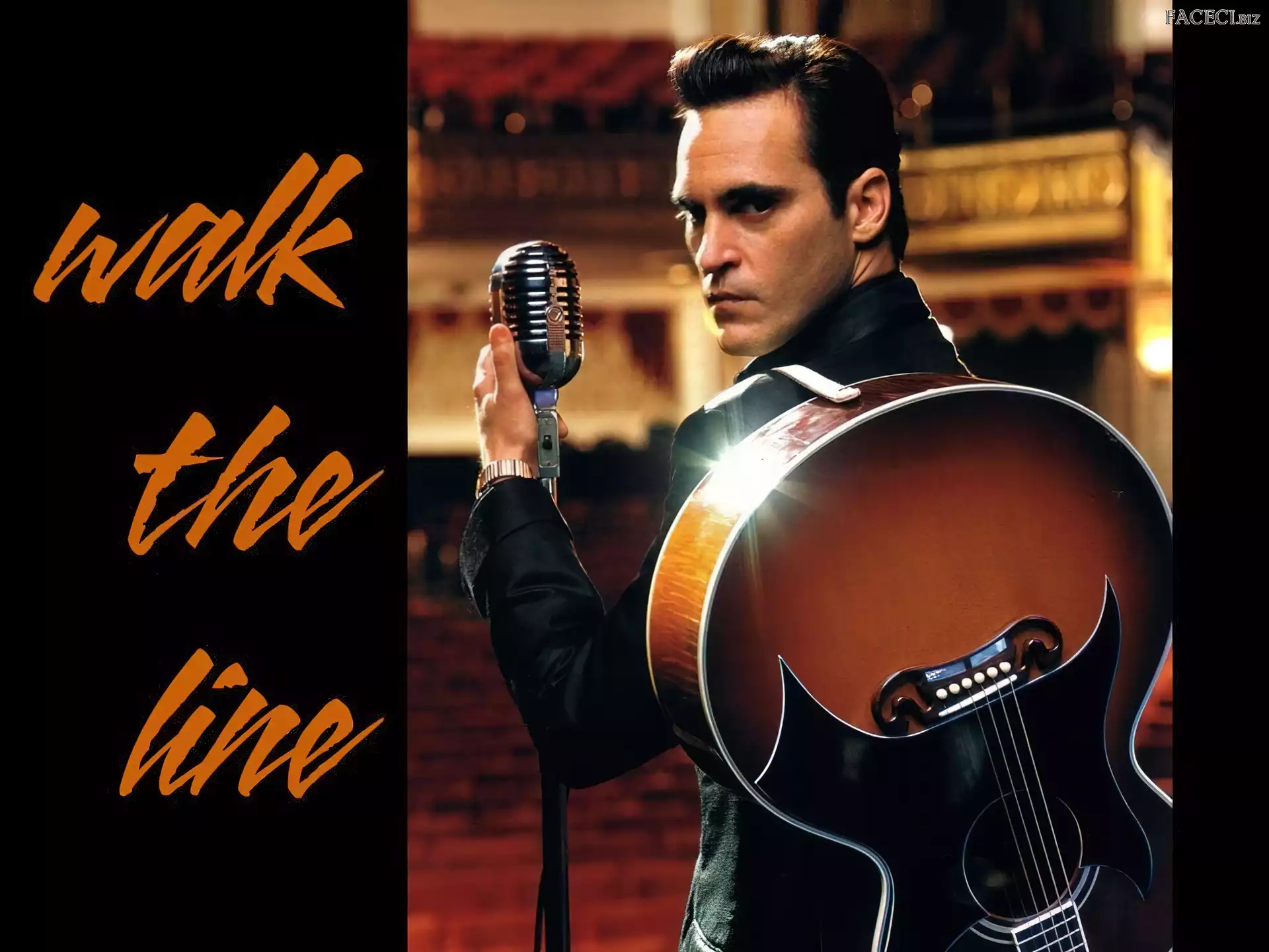 gitara, Joaquin Phoenix, mikrofon