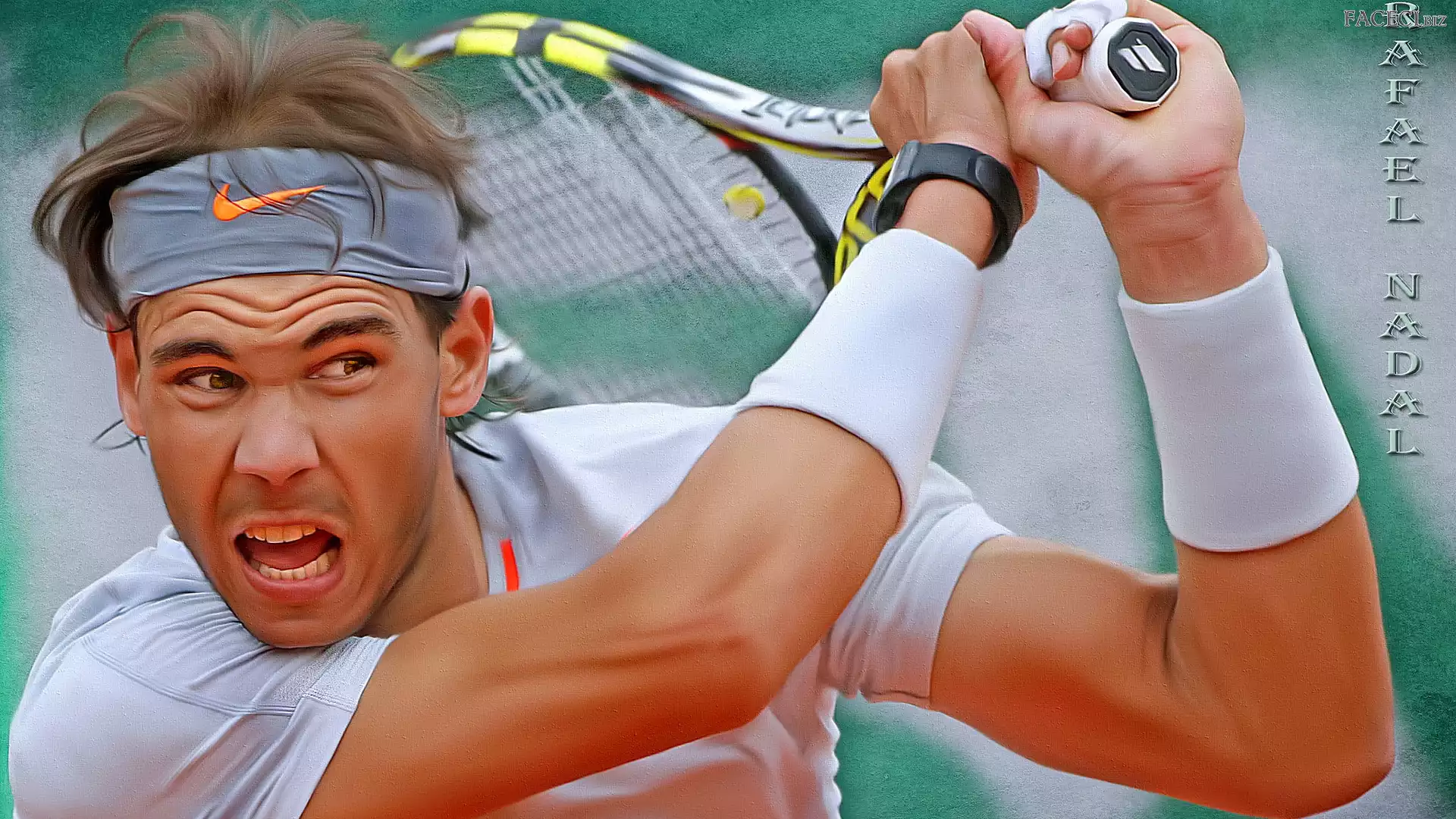 Grafika, Rafael Nadal, Tenis