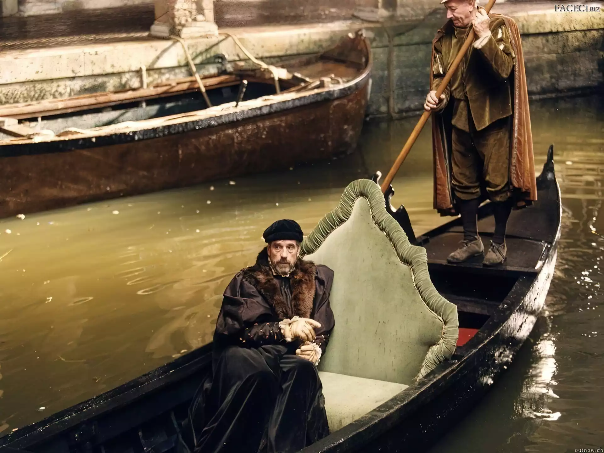 Jeremy Irons, kanał, Merchant of Venice, kajak