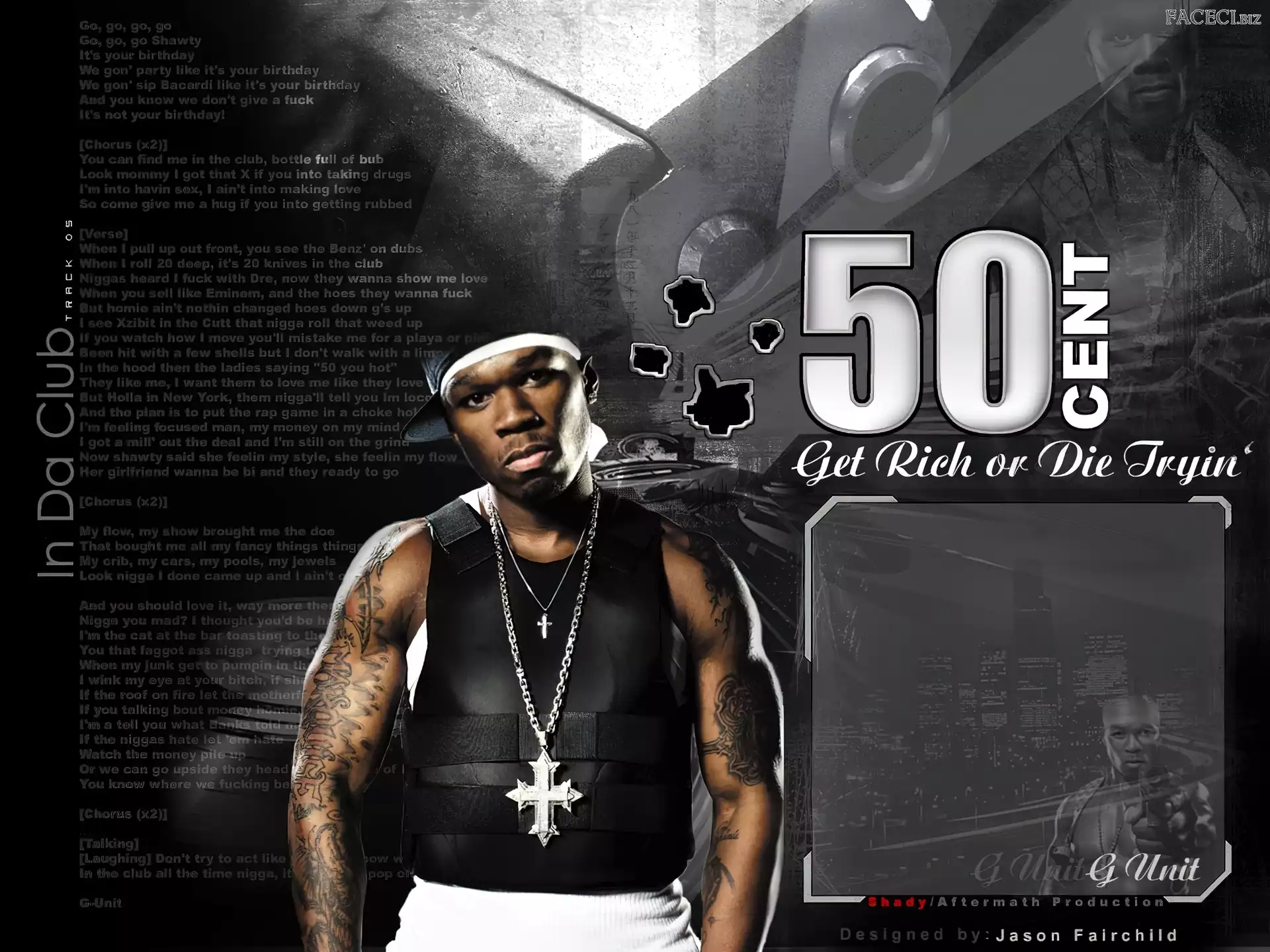 Kamizelka, 50 Cent, Czarna