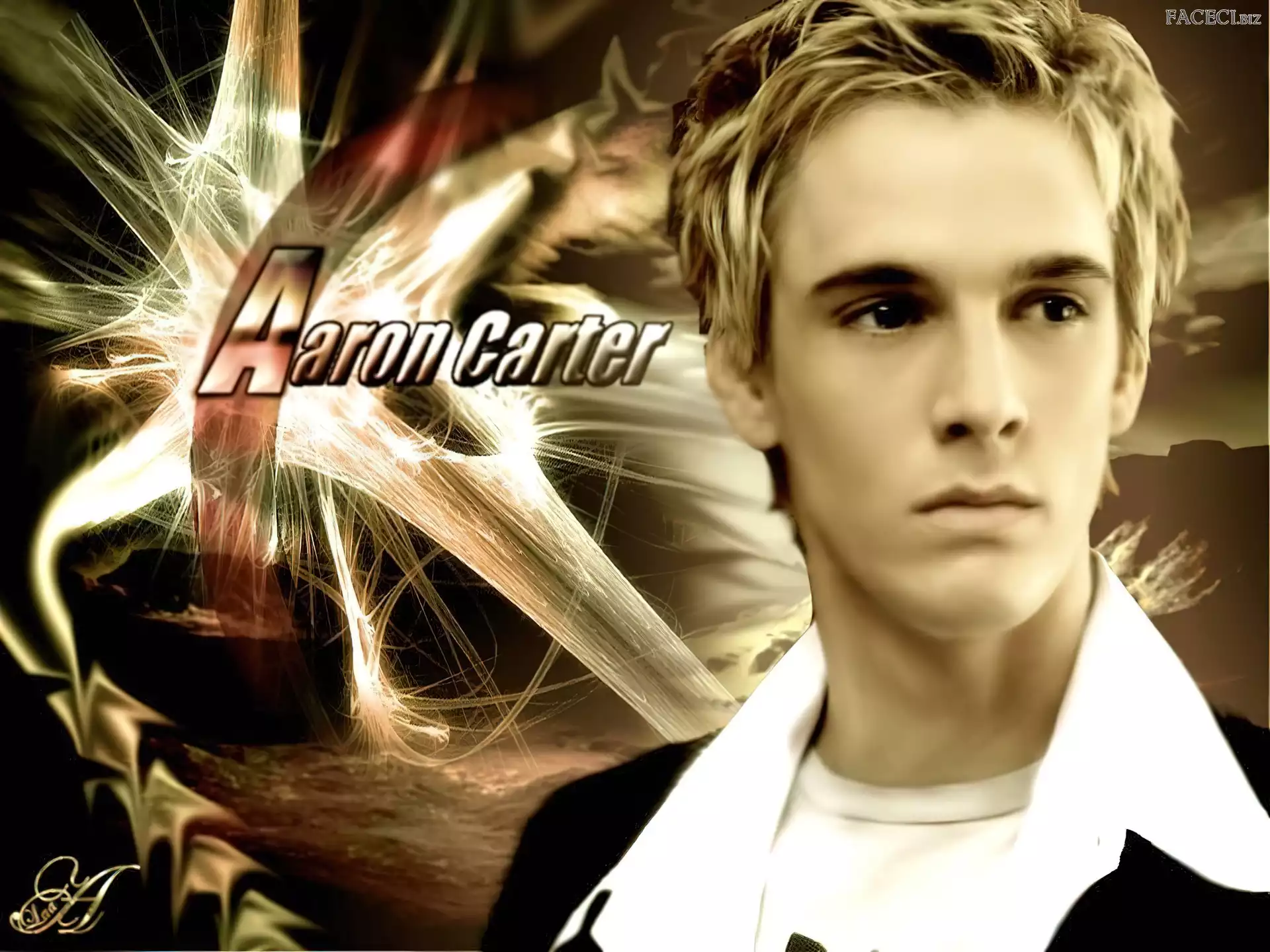 Kołnierzyk, Aaron Carter, Biały