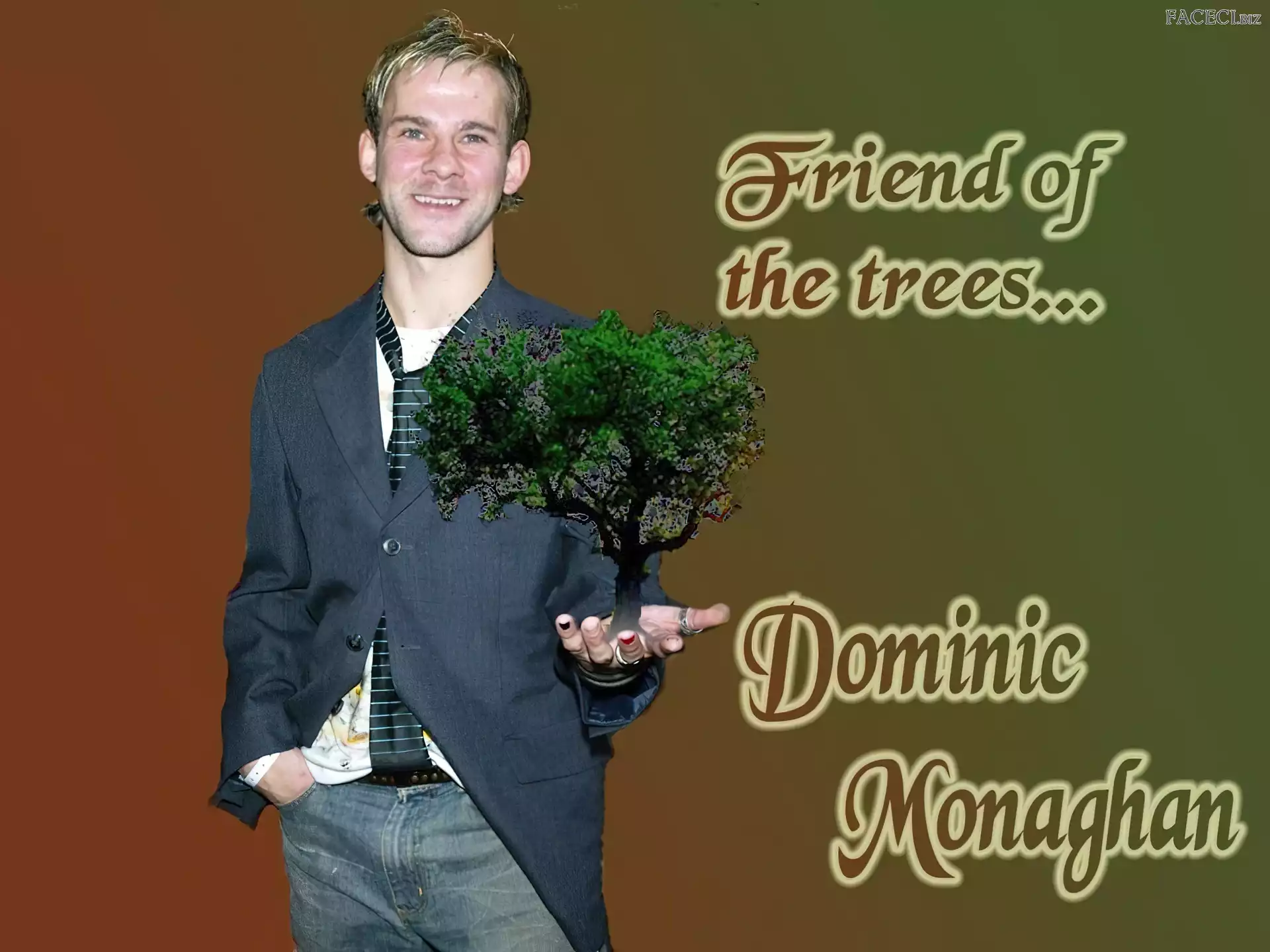 krawat, Dominic Monaghan, drzewo