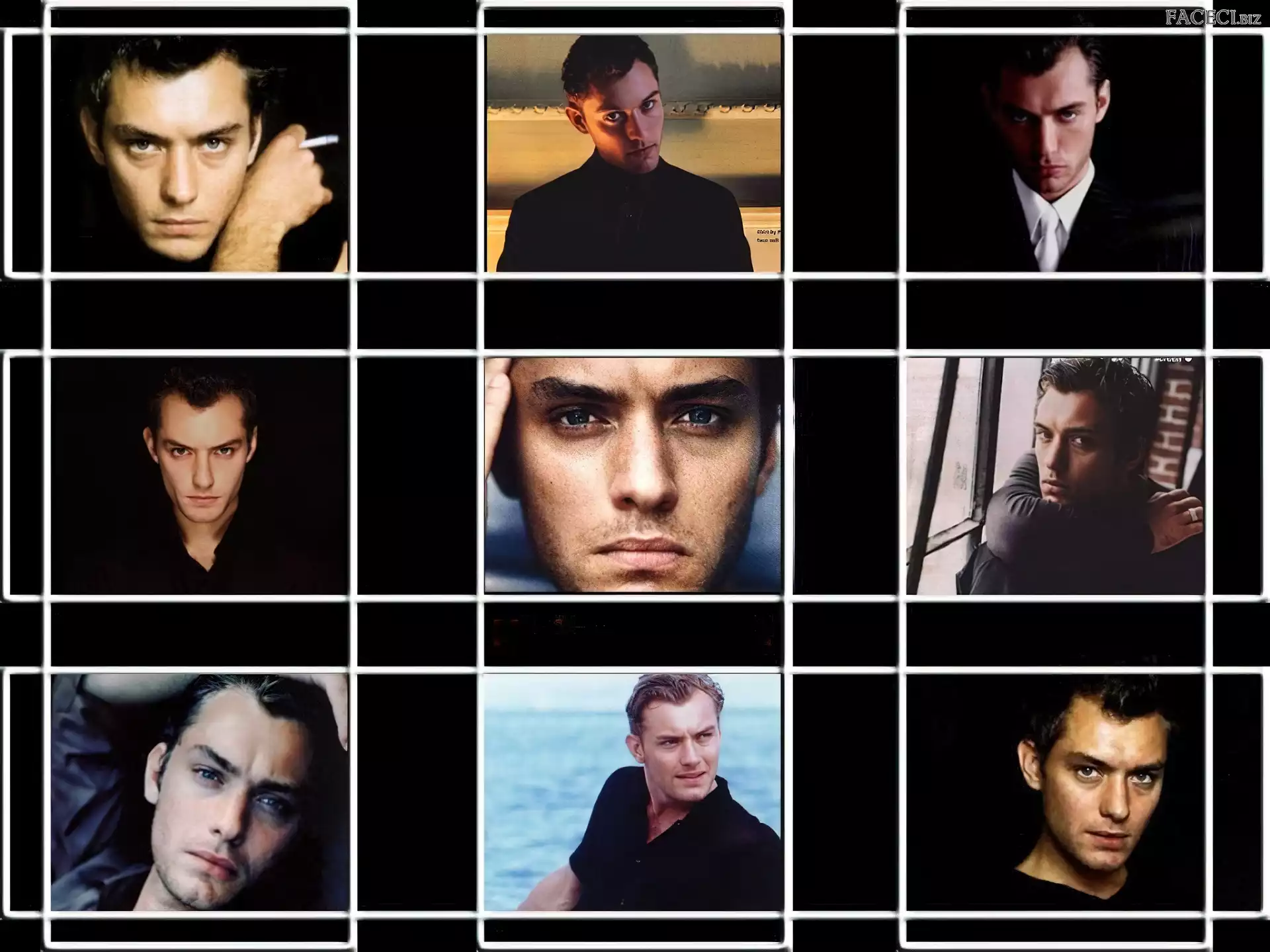 Jude Law, twarze