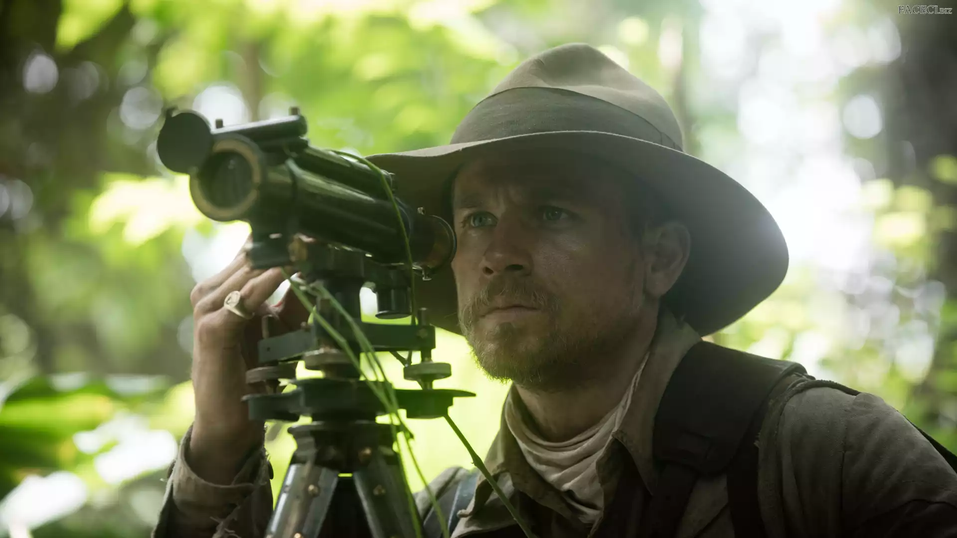 Luneta, Aktor, Film, Kapelusz, Dżungla, The Lost City of Z, Zaginione miasto Z, Charlie Hunnam