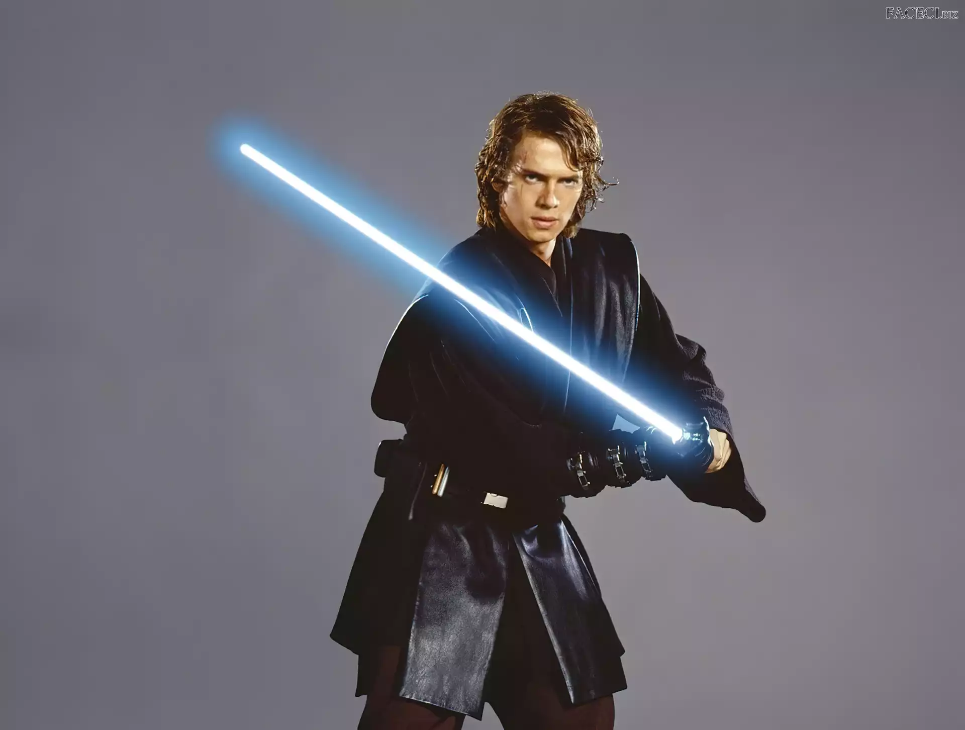 miecz, Hayden Christensen, kręcone włosy