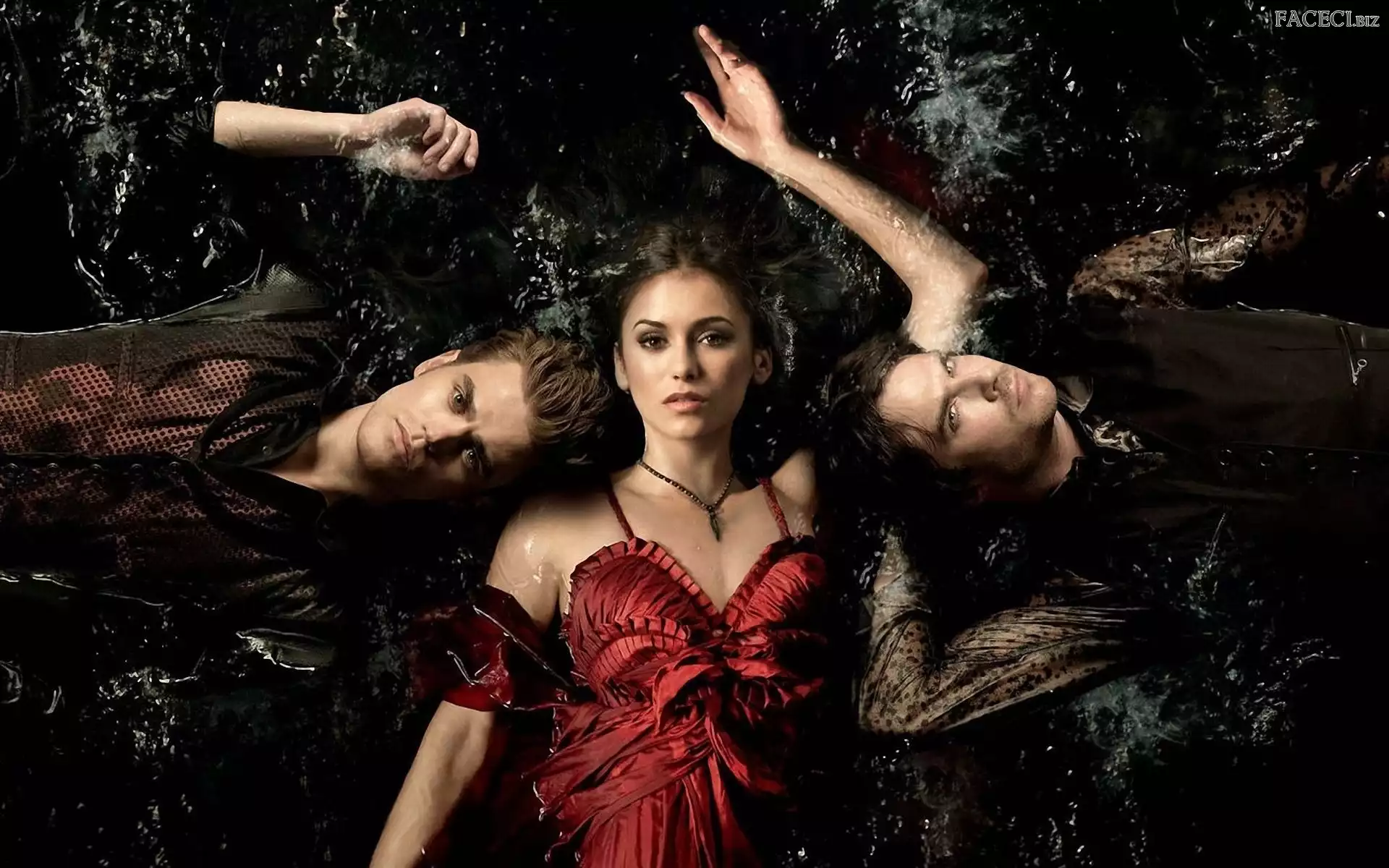 Ian Somerhalder, Nina Dobrev, The Vampire Diaries, Pamiętniki wampirów, Paul Wesley