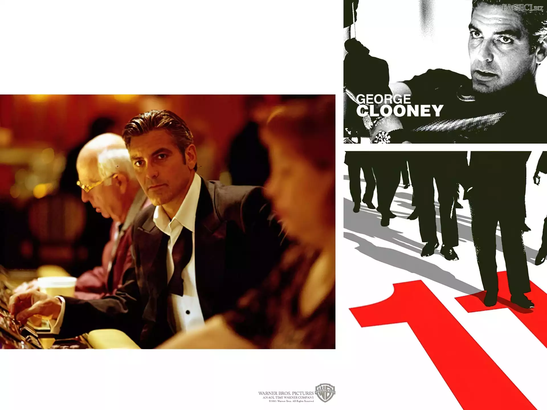 nogi, George Clooney, muszka