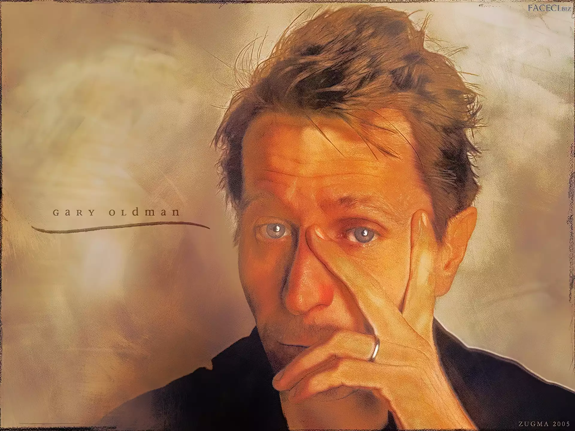 obrÄ…czk, Gary Oldman, niebieskie oczy