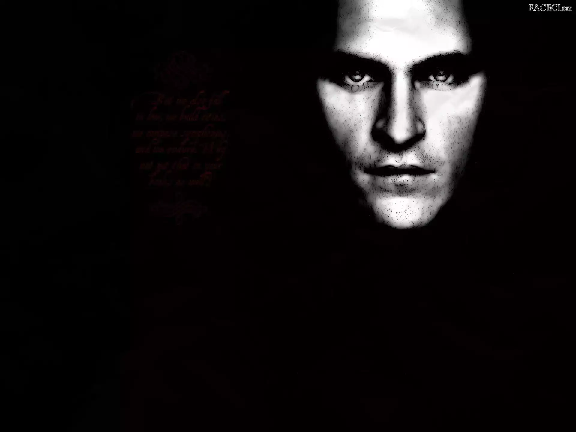 Joaquin Phoenix, twarz