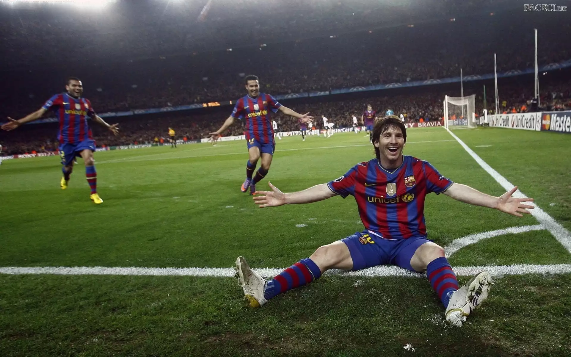 Radość, Lionel Messi, Barcelona