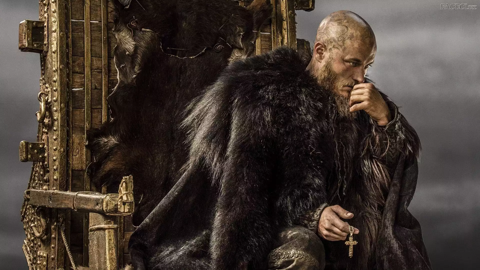 Wikingowie, Serial, Tron, Ragnar Lothbrok, Vikings, Travis Fimmel