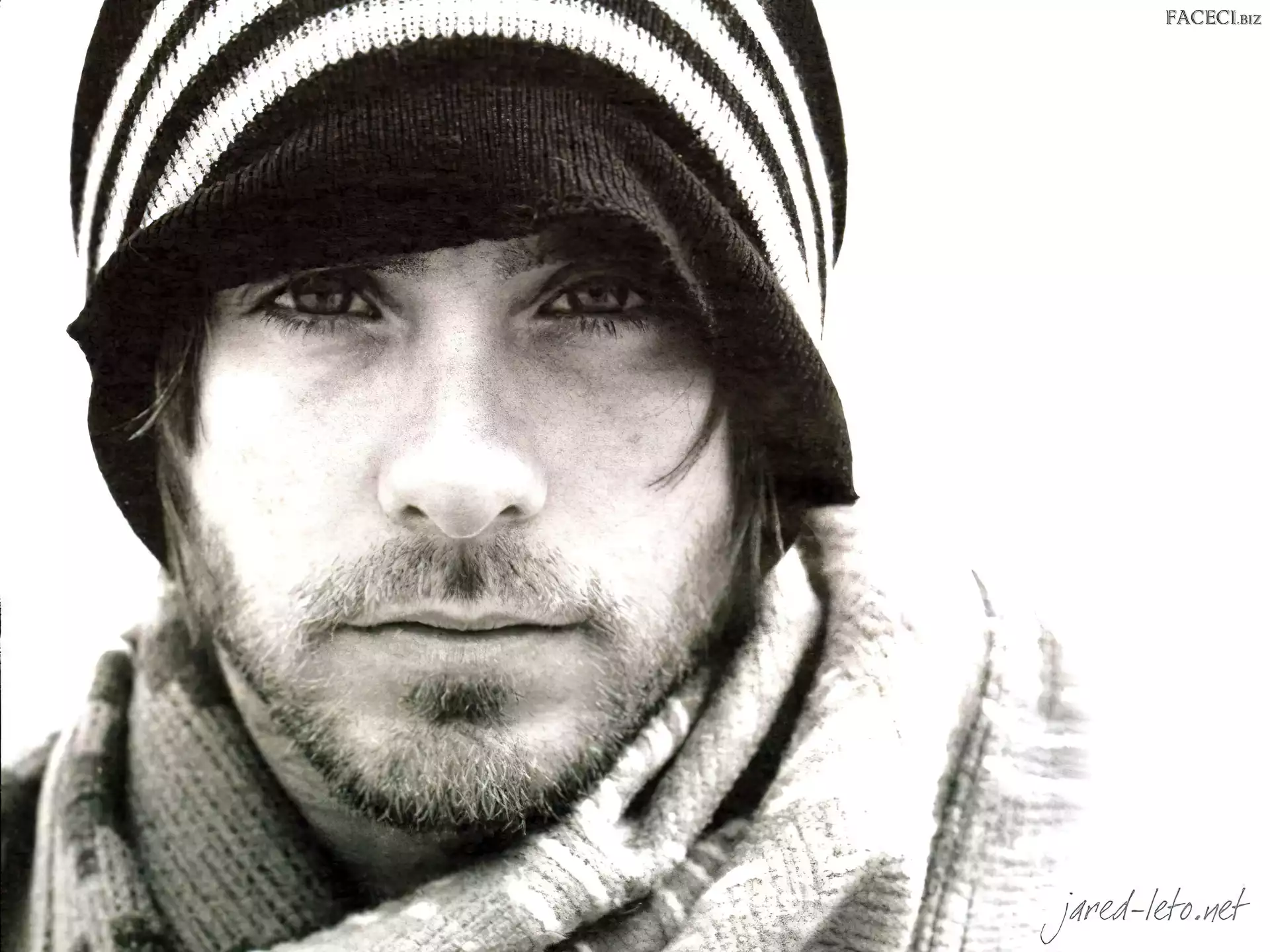 szalik, Jared Leto, czapka