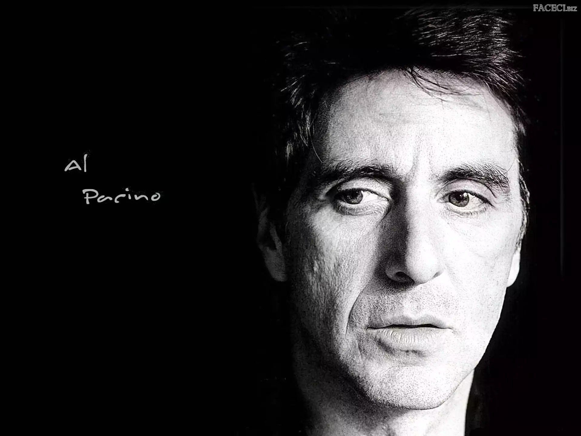 oczy, ciemne, Aktor, Al Pacino, twarz