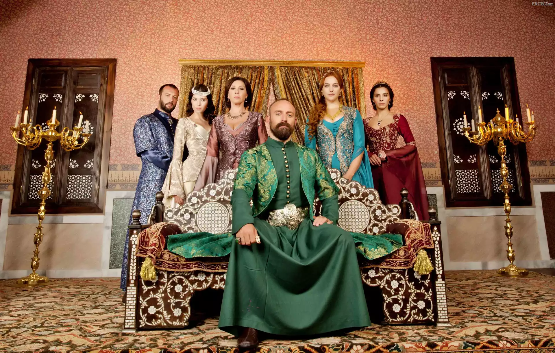 Wspaniałe stulecie, Halit Ergenc, Serial, Obsada